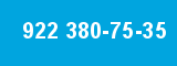 922 380-75-35 922 380-75-35
